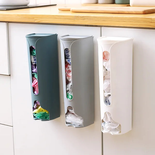Wall-Mounted Plastic Bag Dispenser